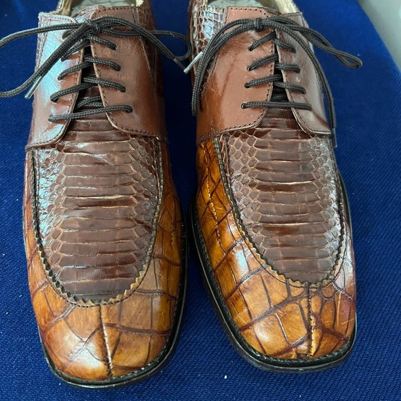 Stacy Adams Men’s Genuine Snakeskin Leather Upper Lace Up main image 7